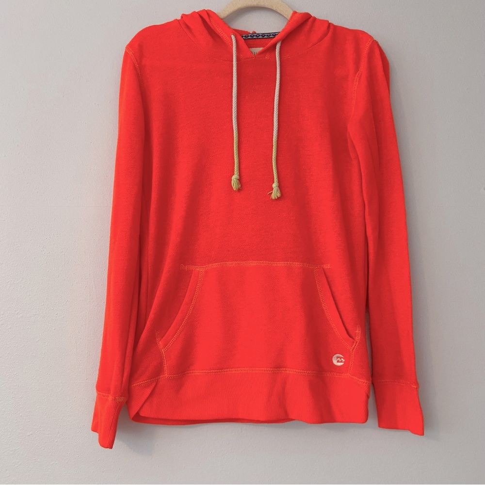 Billabong Neon Orange Lightweight Terry Hoodie